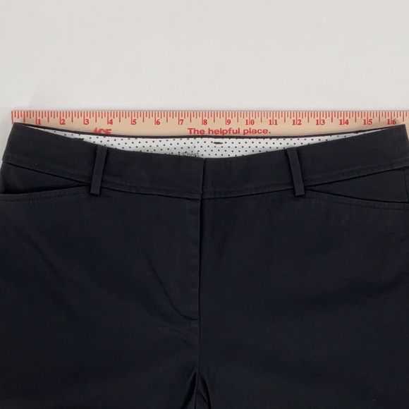 NWOT Talbots Black Perfect Short Bermuda Shorts Size 8 10.5” Inseam - Picture 9 of 9